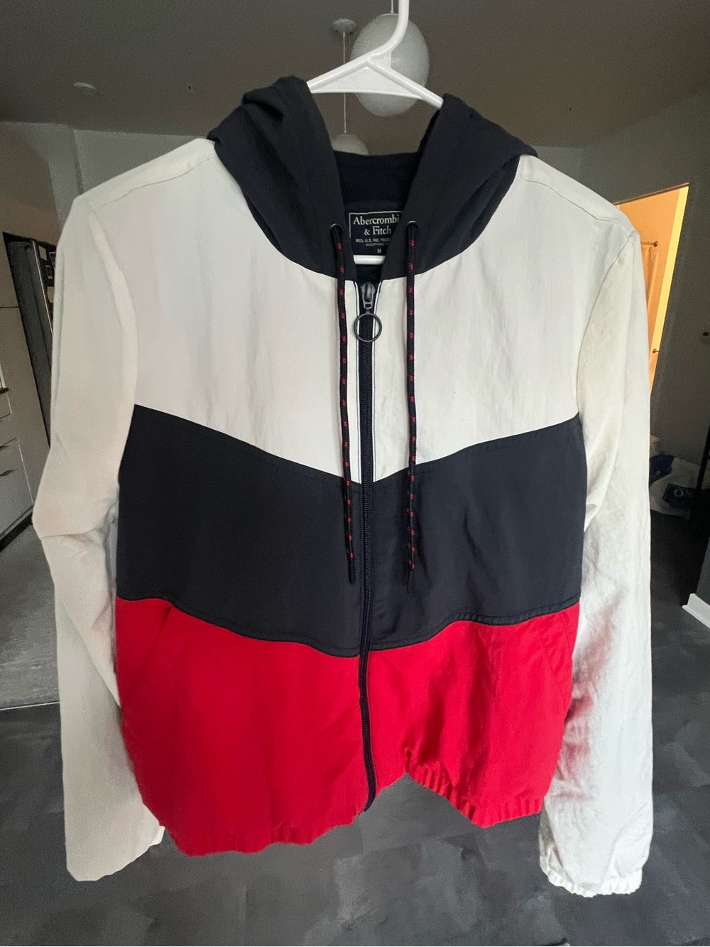 A&F Colorblock Windbreaker
